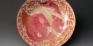 Fine art valuations William De Morgan charger designed by Charles Passenger