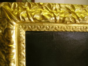 Antique Georgian gilded mirror